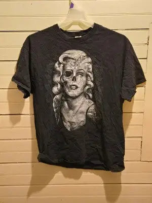 Fruit of the Loom Shirt Mens XL Black Heavy Cotton Graphic Crew Short Sleeve - Apparel