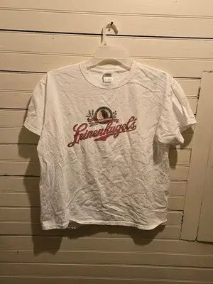 Fruit of the Loom T-Shirt Mens L Leinenkugels Beer Logo White Short Sleeve - Apparel