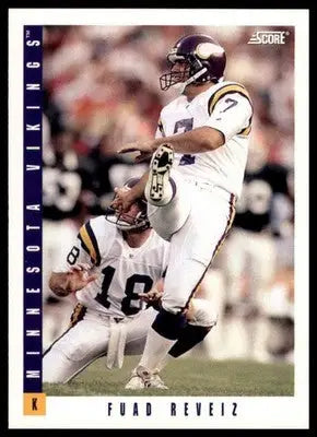 Fuad Reveiz 1993 Score #190 Minnesota Vikings - Football Card Single