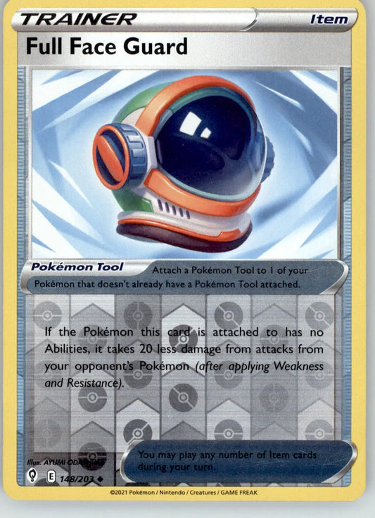 Full Face Guard - Evolving Skies - 148/203 - Reverse Holo LP Pokemon - Pokémon Card Single