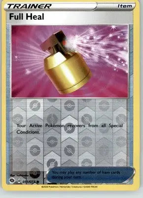 Full Heal - Champion’s Path - 051/073 - Reverse Holo LP Pokemon - Pokémon Card Single