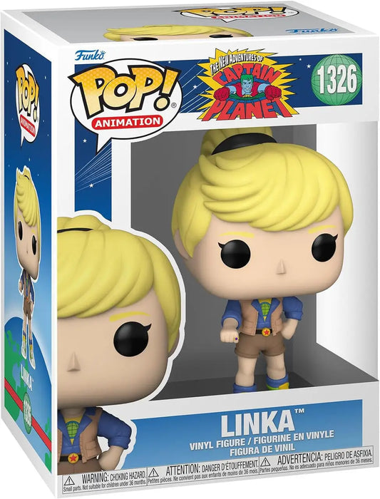 Funko Pop! vinyl figure of Linka from Captain Planet animation series, #1326