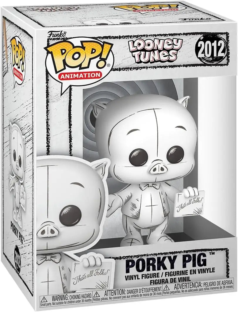 Funko POP! Animation: Looney Tunes Porky Pig Sketched #2012