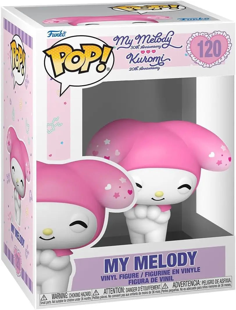 Funko POP! Animation My Melody 50th Anniversary vinyl figure with pink hood