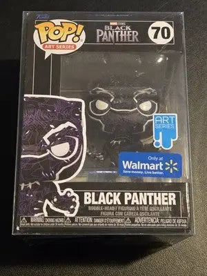 Funko Pop Black Panther #70 Art Series Walmart Exclusive Marvel Legacy - Funko Pop