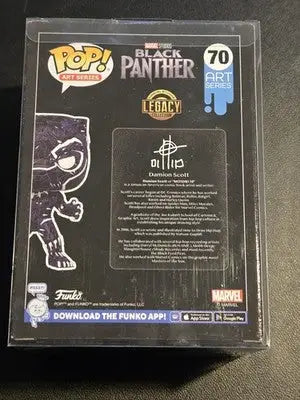 Funko Pop Black Panther #70 Art Series Walmart Exclusive Marvel Legacy - Funko Pop
