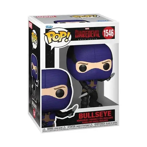 Funko Pop Daredevil vinyl figure featuring Bullseye from Daredevil Born Again series