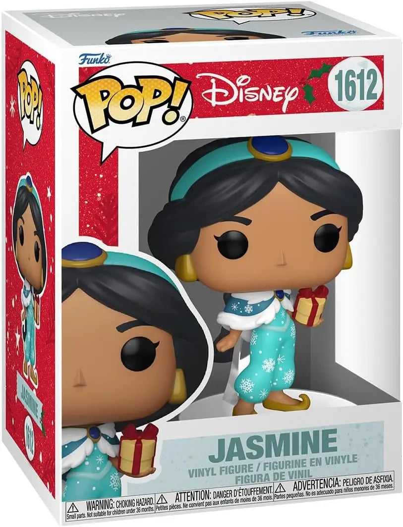 Funko POP! Disney Jasmine Holiday Edition vinyl figure from Disney Jasmine collection