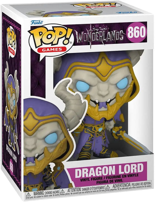 Funko Pop! Dragon Lord figurine from Tiny Tina’s Wonderlands in original packaging