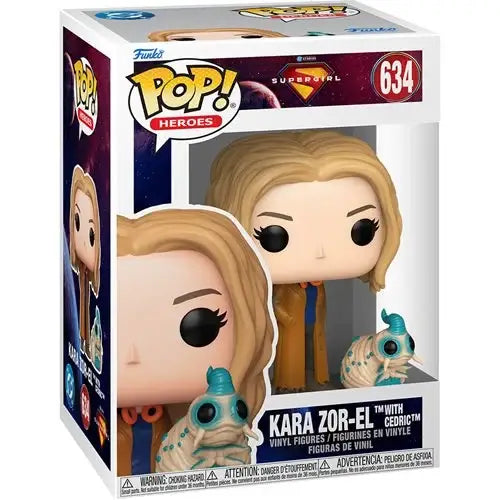Funko Pop Heroes 634 Supergirl Kara Zor-El with Cedric - Funko Pop
