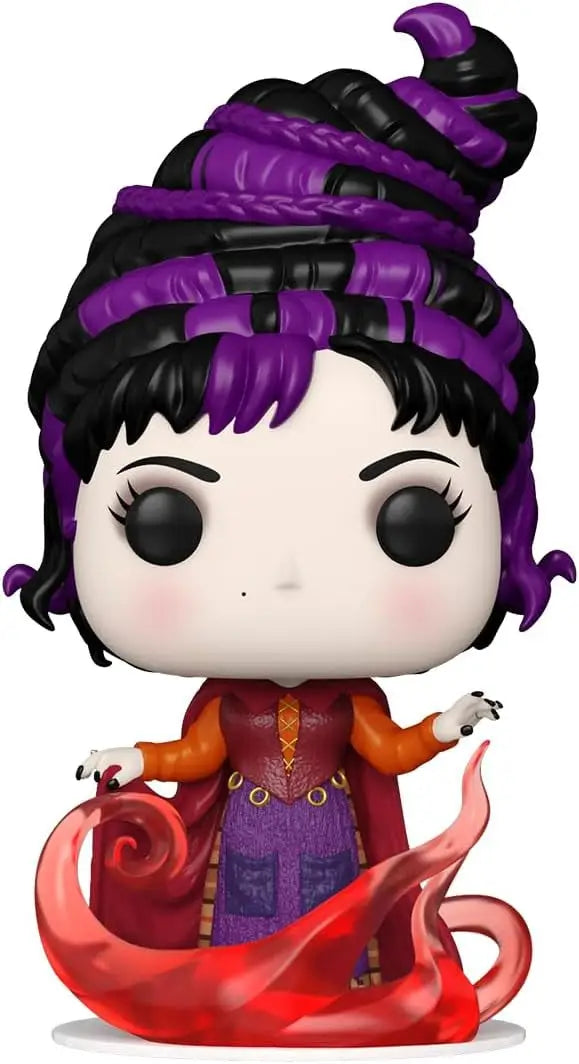 Funko POP! Hocus Pocus 2 figurine of Mary with purple hair and red cape