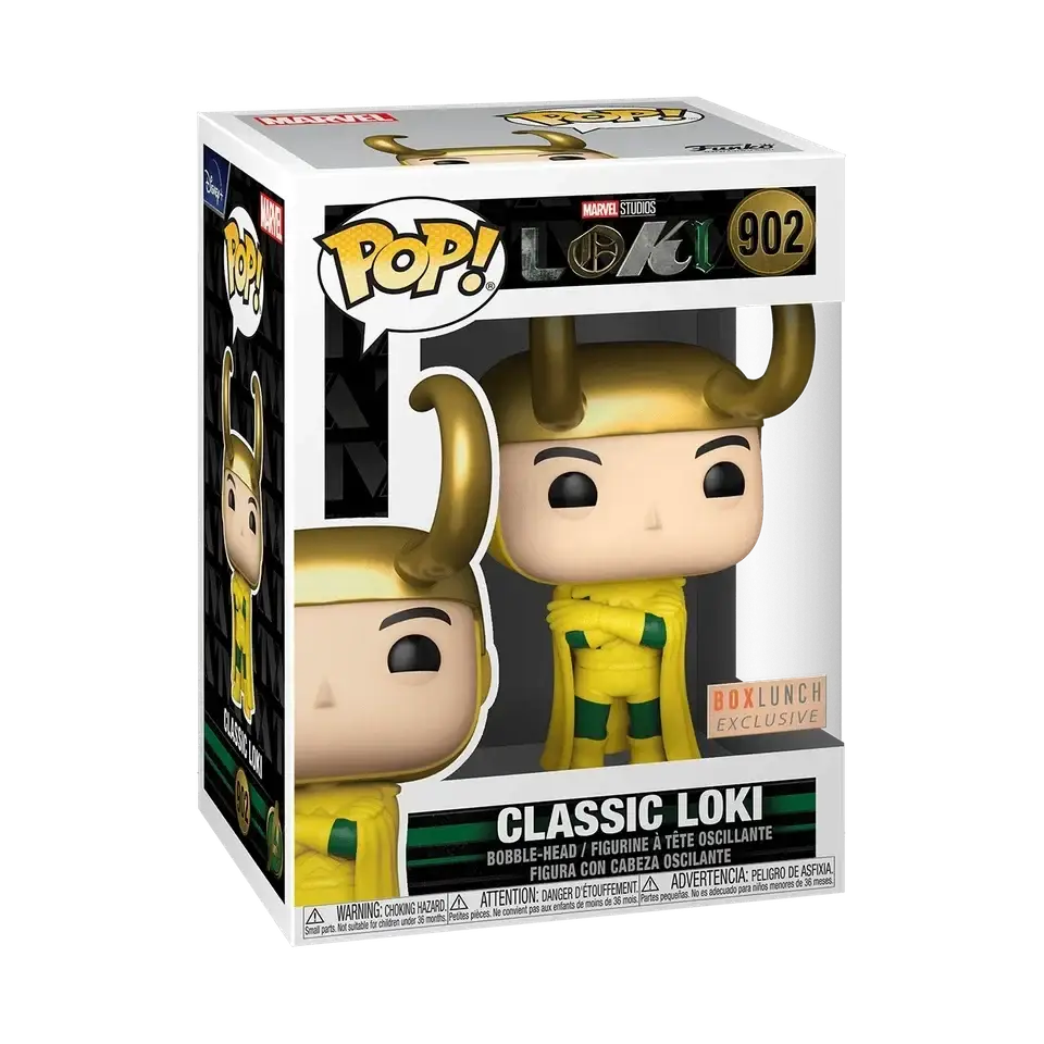 Funko POP Marvel Studios Classic Loki 902 Box Lunch Exclusive - Funko Pop