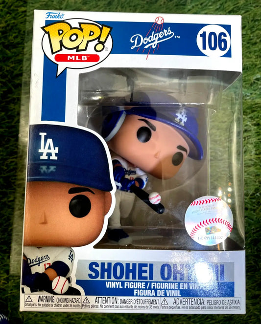 Funko Pop MLB Los Angeles Dodgers Shohei Ohtani vinyl figure in original packaging