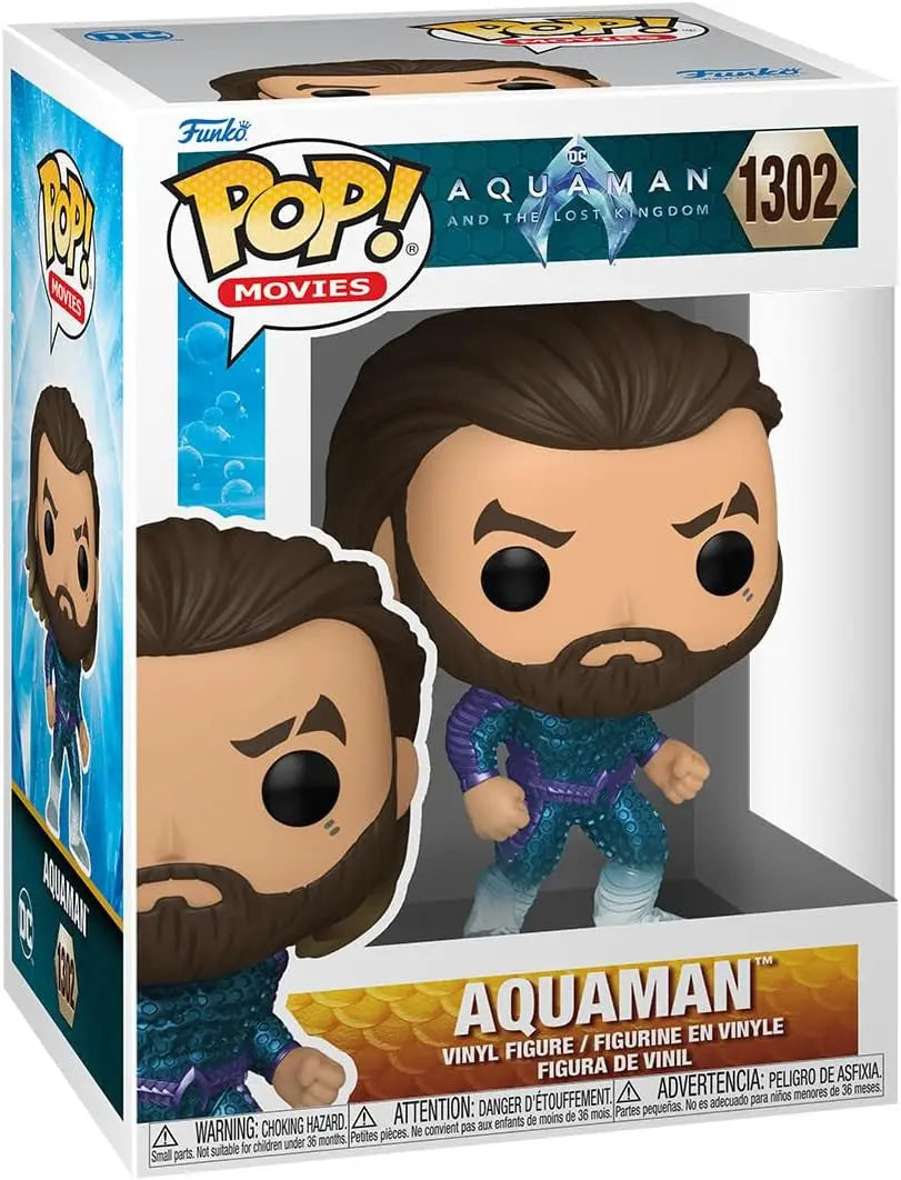 Funko Pop Aquaman #1302 from Aquaman and The Lost Kingdom collectible series
