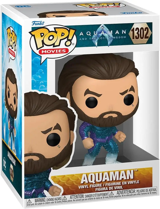 Funko Pop Aquaman #1302 from Aquaman and The Lost Kingdom collectible series