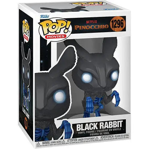Funko Pop! figurine of Black Rabbit from Netflix Pinocchio, perfect for trading cards fans