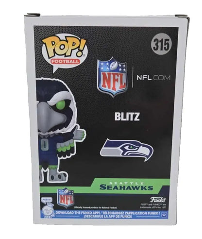 Funko Pop! NFL Seattle Seahawks Mascot Blitz Vinyl Bobble Toy Figure #315