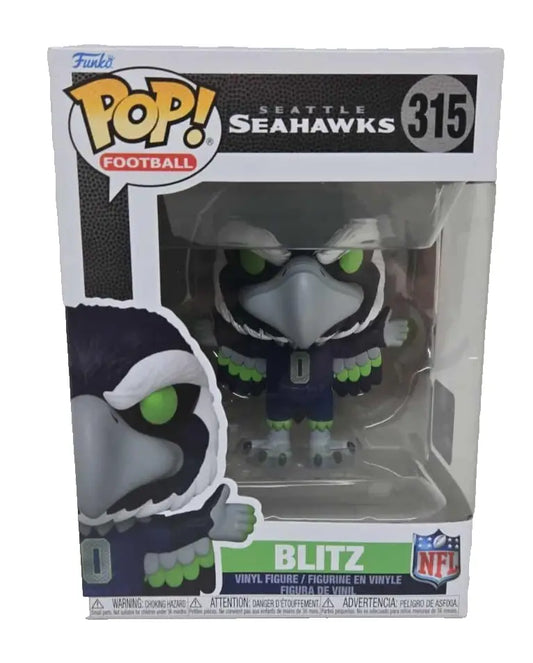 Funko Pop! NFL Seattle Seahawks Mascot Blitz Vinyl Bobble Toy Figure #315