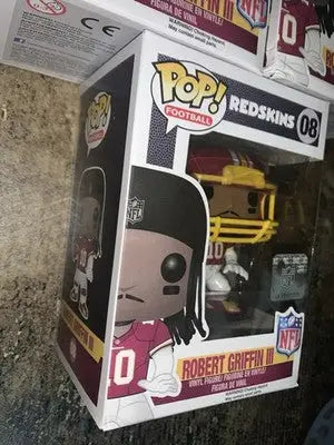 Funko Pop! Robert Griffin III #8 Redskins Vaulted/Rare NFL Commanders Case of 4