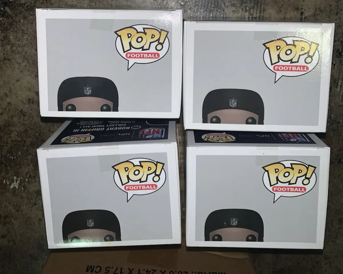 Funko Pop! Robert Griffin III #8 Redskins Vaulted/Rare NFL Commanders Case of 4