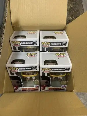 Funko Pop! Robert Griffin III #8 Redskins Vaulted/Rare NFL Commanders Case of 4