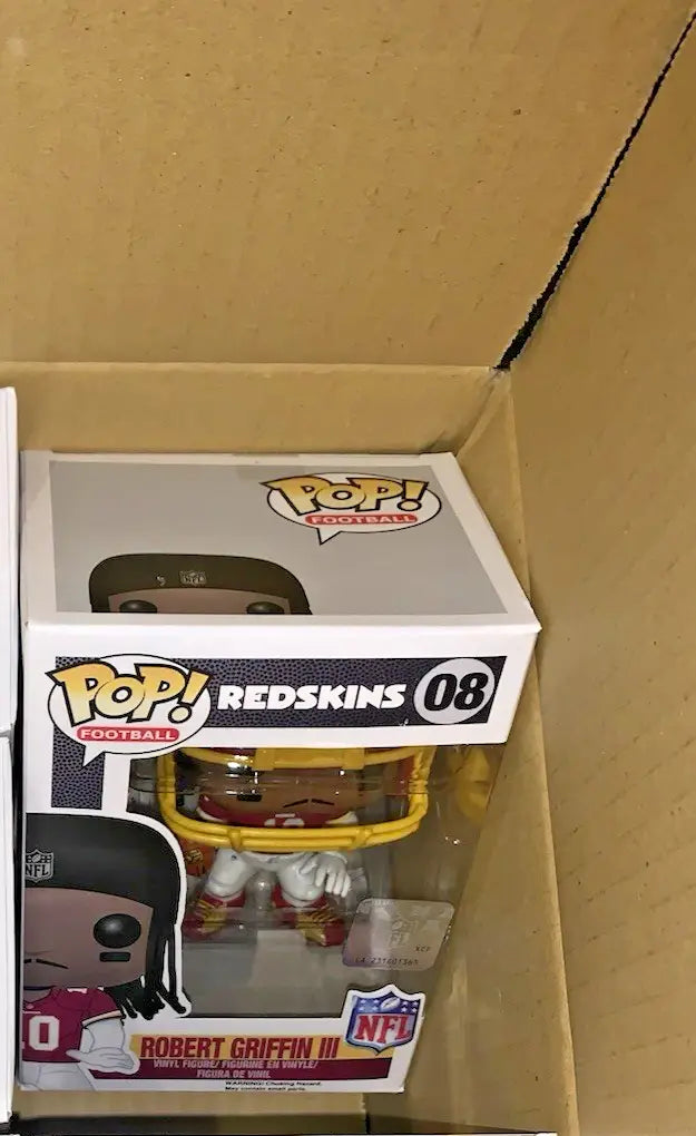 Funko Pop! Robert Griffin III #8 Redskins Vaulted/Rare NFL Commanders Case of 4