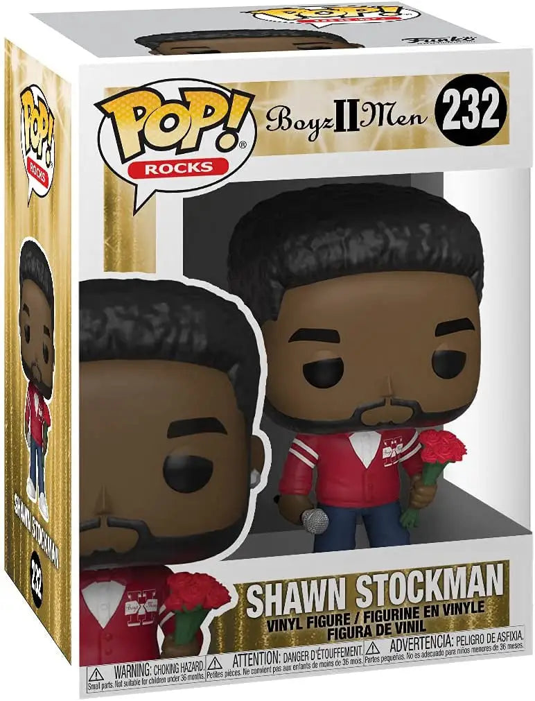 Funko Pop! vinyl figure of Shawn Stockman from Boyz II Men in red jacket