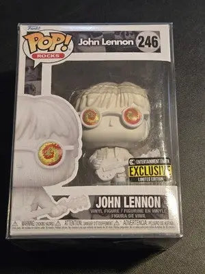 Funko Pop Rocks John Lennon #246 Entertainment Earth Exclusive Limited Edition - Funko Pop