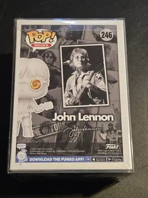 Funko Pop Rocks John Lennon #246 Entertainment Earth Exclusive Limited Edition - Funko Pop