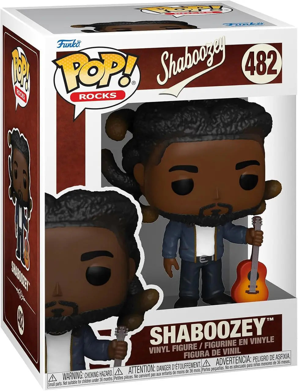 Funko POP Rocks Shaboozey vinyl figure with guitar for collectible fans