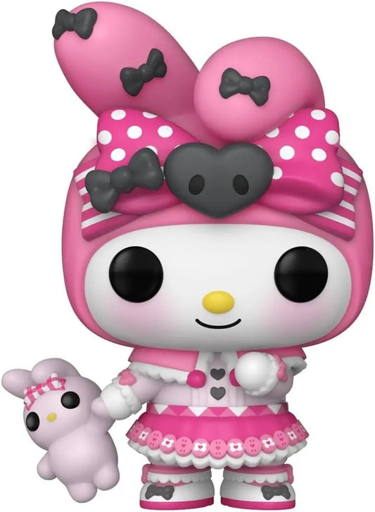 Funko POP Sanrio My Melody 50th Anniversary vinyl figure holding plush, collectible melody 50th anniversary