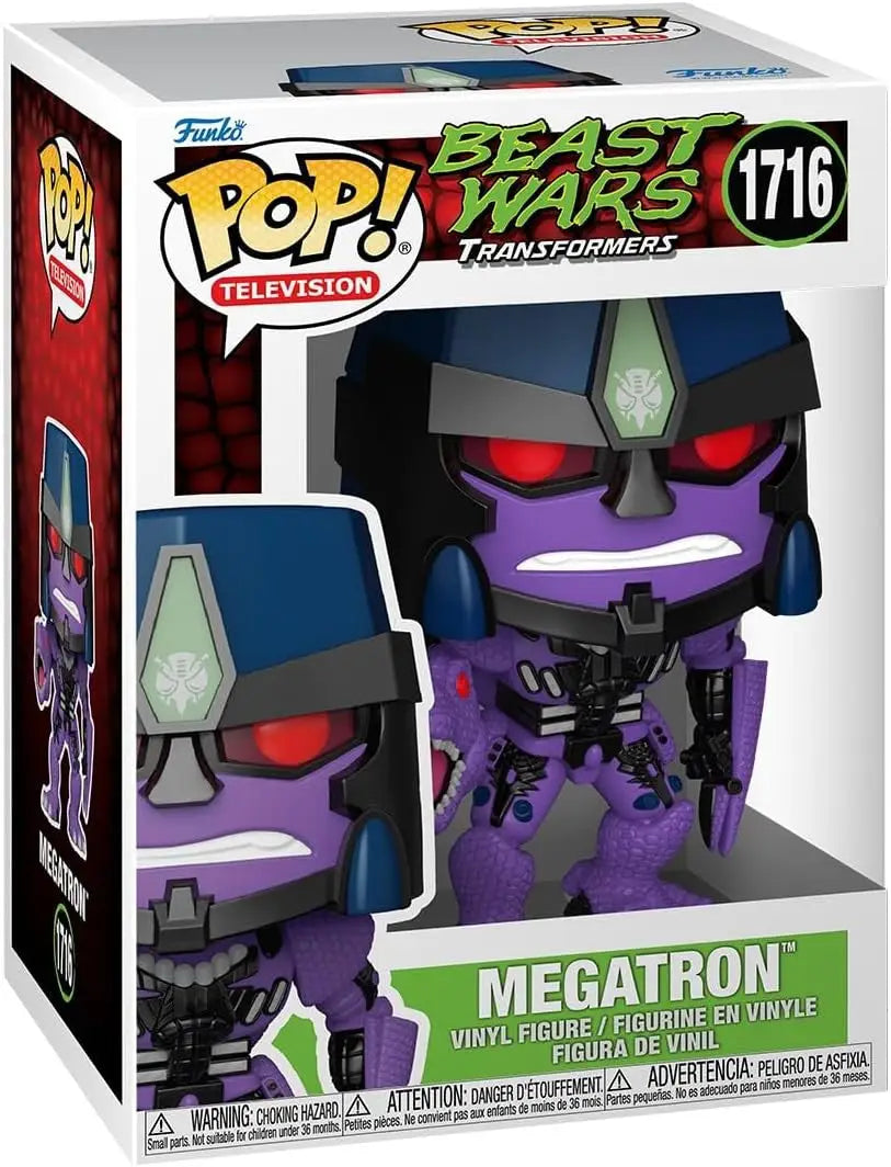 Funko POP! TV Beast Wars Transformers Megatron vinyl figure displayed in product image