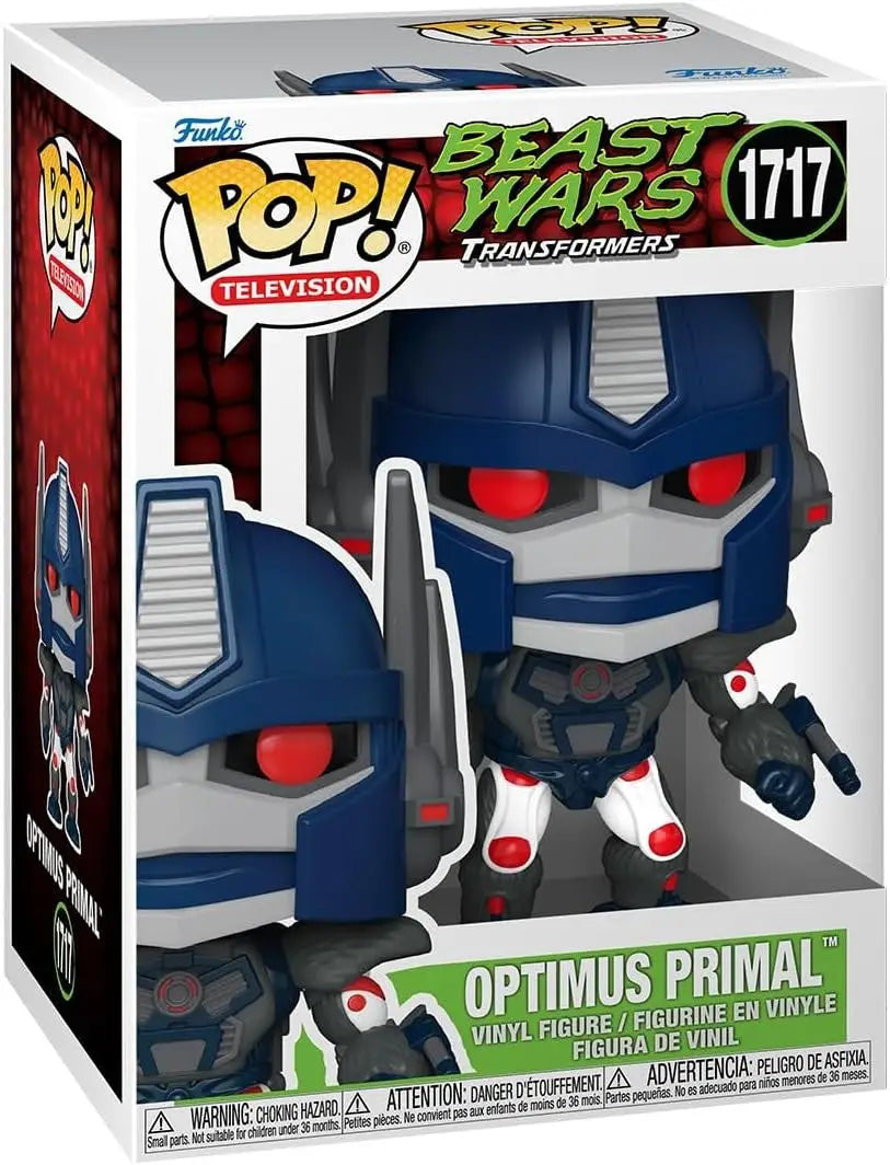 Funko POP! TV Beast Wars Transformers Optimus Primal vinyl figure #1717 displayed