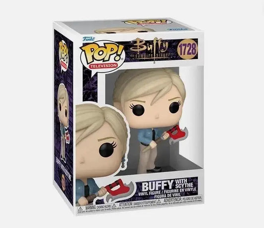 Buffy the Vampire Slayer Funko Pop figure with scythe from Funko POP TV series