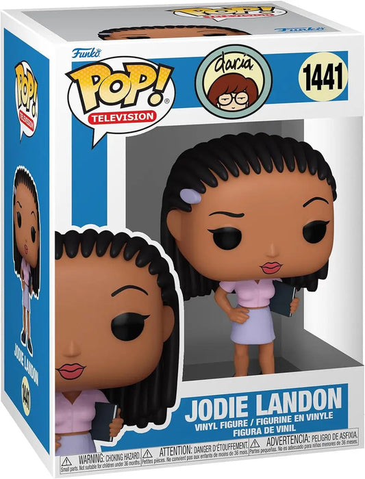 Funko Pop! figurine of Jodie Landon in lavender dress from Daria TV series