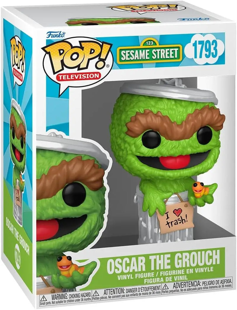 Funko POP! TV: Sesame Street Oscar the Grouch #1793 - Funko Pop