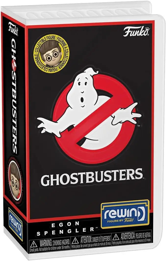 Funko Rewind Ghostbusters Egon Spengler collectible box with no ghost logo