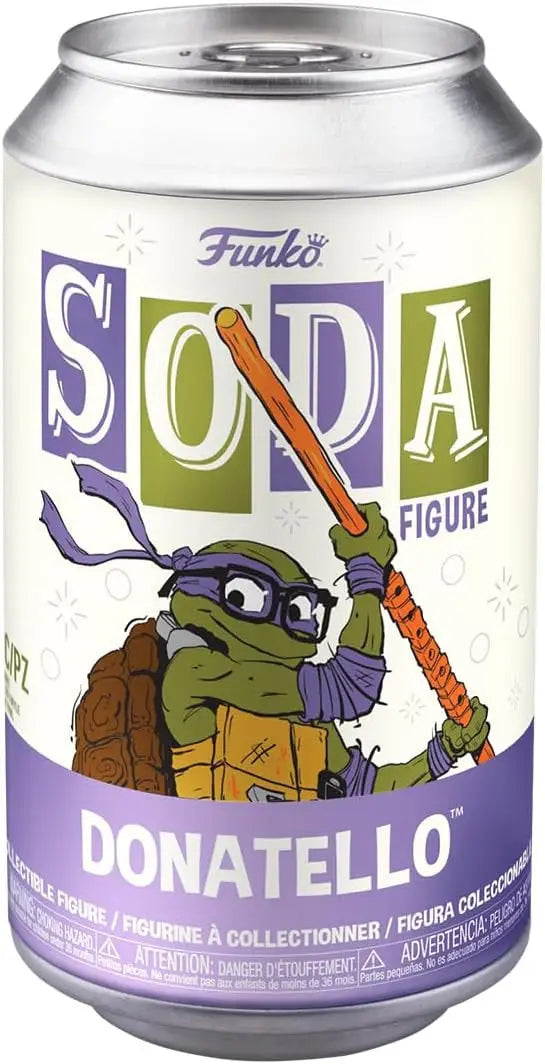 Funko Soda can featuring Donatello from Teenage Mutant Ninja Turtles