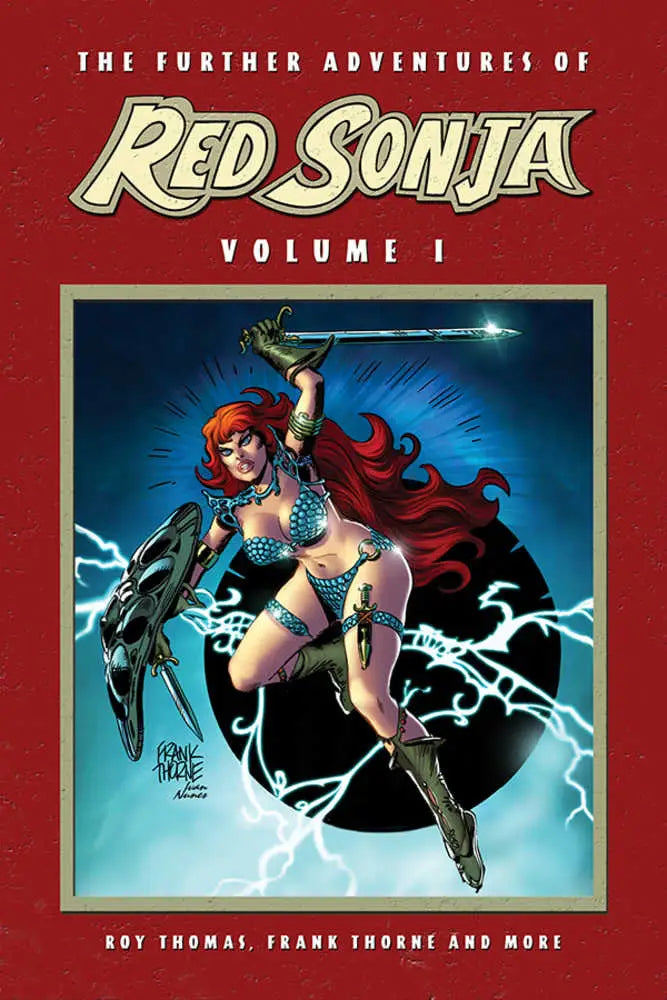 Red Sonja comic book cover from Further Adventures Red Sonja TPB Volume 01