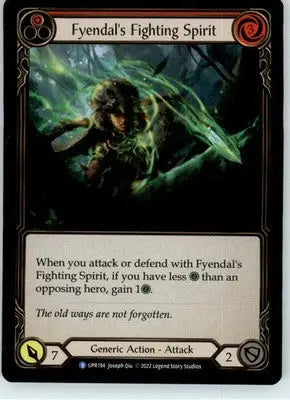 Fyendal’s Fighting Spirit (Red) - Uprising - UPR194 - Foil NM - TCG Card Single