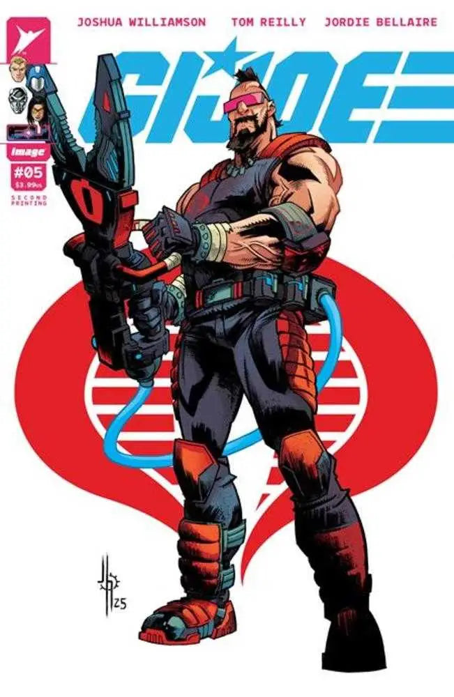 G I Joe comic book G I Joe #5 2nd print cover B Jason Howard variant artwork