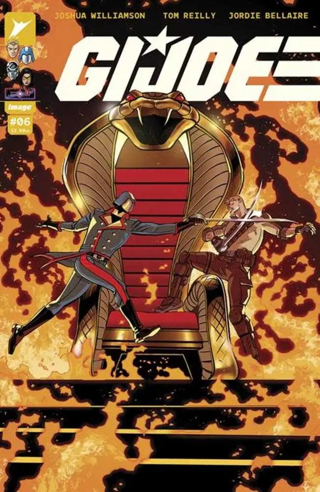 G I Joe comic book cover illustrated by Tom Reilly from the Reilly comic book series