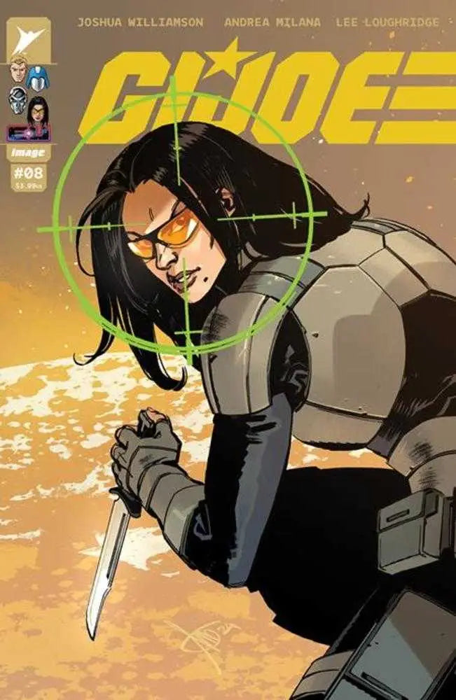 G.I. Joe comic book with Andrea Milana Variant cover featuring G.I. Joe #8 Milana Variant