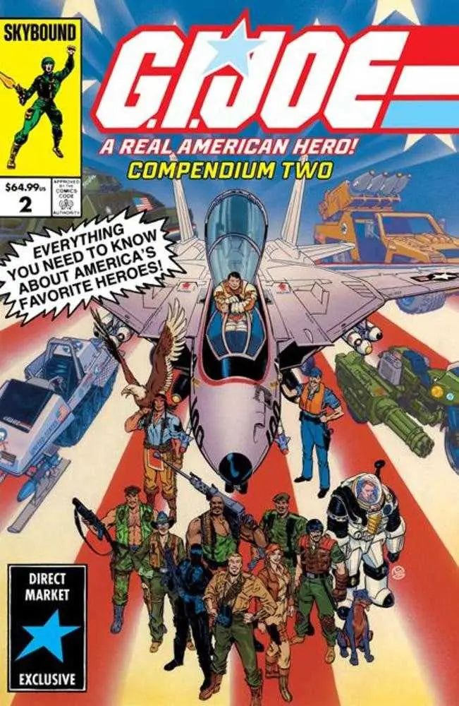 G.I. Joe A Real American Hero Compendium TPB Book 02 Direct Market Exclusive Michael Golden Cover - Comic Book