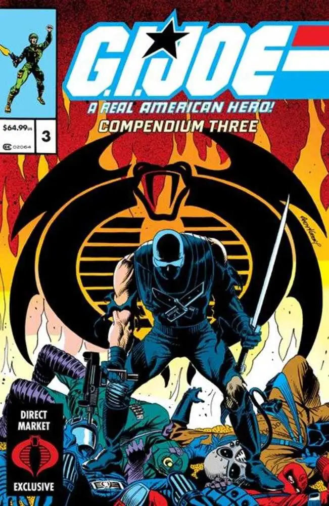 G.I. Joe A Real American Hero Compendium TPB Book 03 Direct Market Exclusive Andy Kubert Cover - Graphic Novels