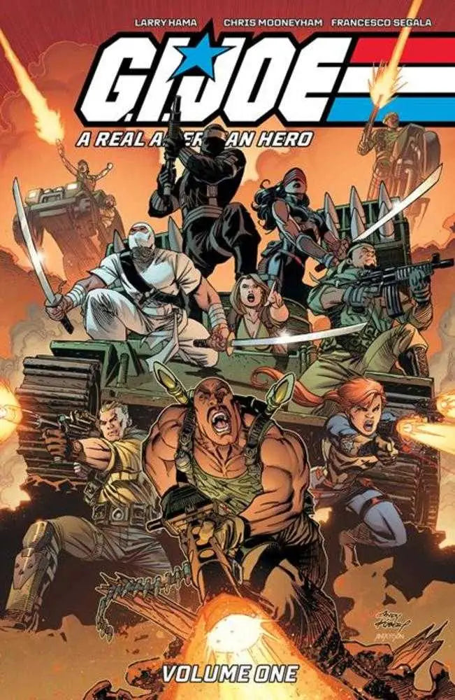 GI Joe comic book cover from G I Joe A Real American Hero TPB Volume 01 featuring Andy Kubert art