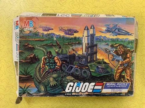 G.I. Joe Vintage Puzzle Croc Master vs Spearhead 1988 Incomplete - Action Figure & Toy