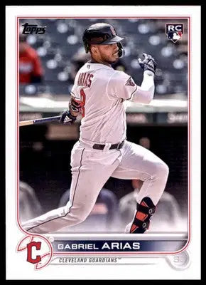 Gabriel Arias Rookie 2022 Topps Update #US248 Cleveland Guardians - Baseball Card Single