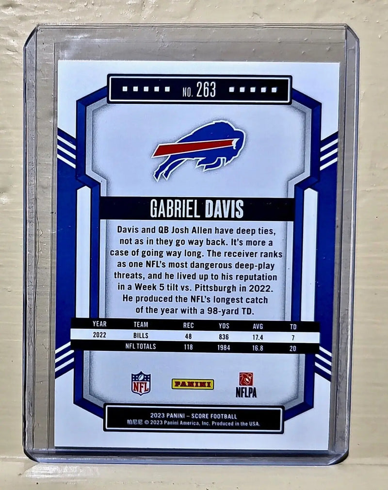 Gabriel Davis 2023 Panini NFL #263 Score Football Card Buffalo Bills - Football Card Single