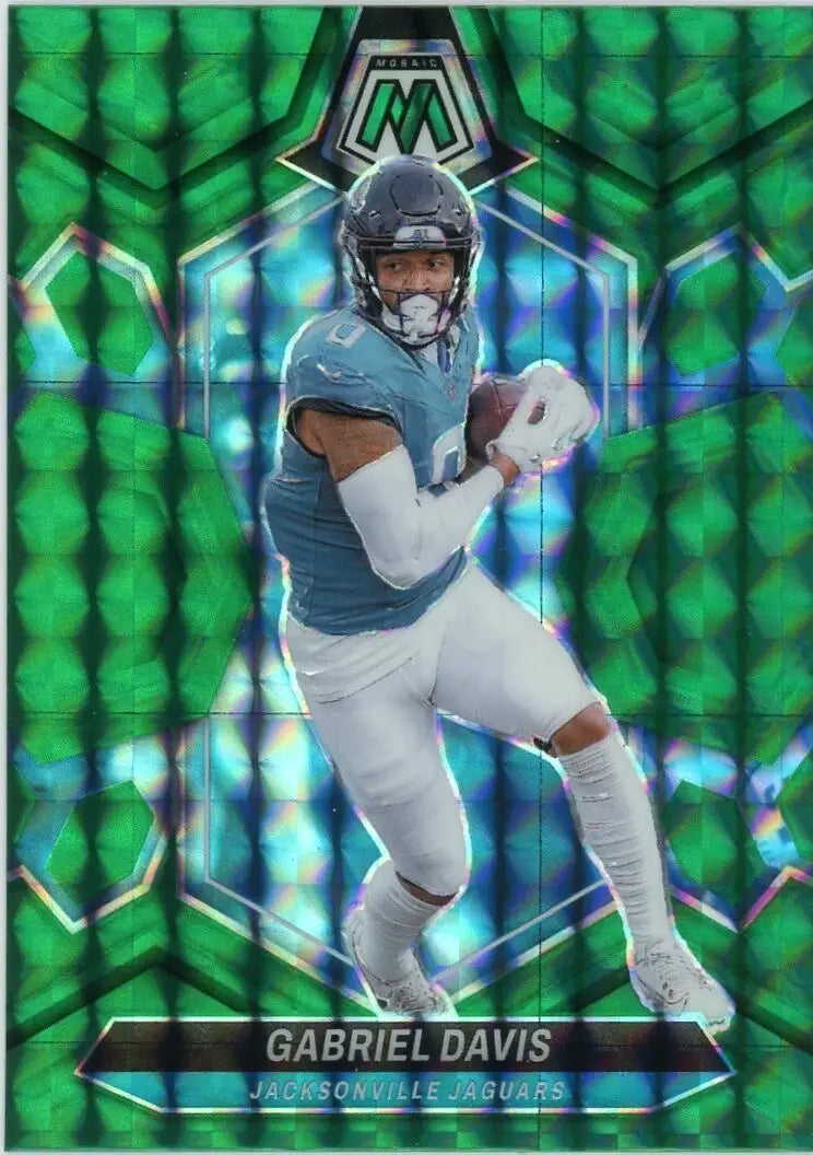 Gabriel Davis 2024 Panini Mosaic Green Mosaic #102 Jacksonville Jaguars Football